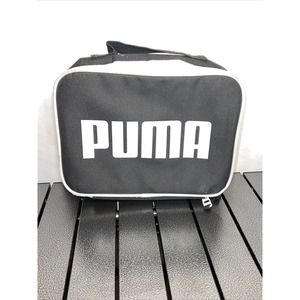 Puma Kids' Contender Lunch Kit Black White Handle Insulated Zipper 10’ X 8’